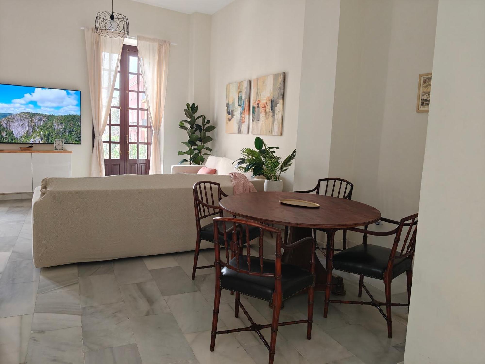 Charming Bright Apartment With Balconies On Cuesta Del Rosario Siviglia Esterno foto